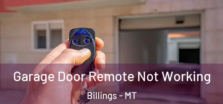  Garage Door Remote Not Working Billings - MT