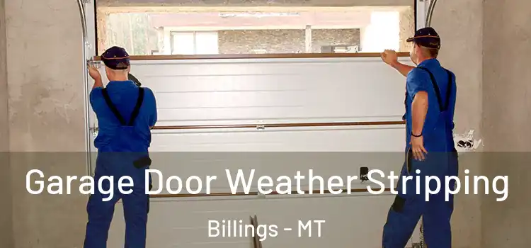  Garage Door Weather Stripping Billings - MT