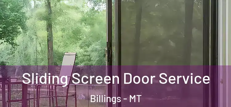  Sliding Screen Door Service Billings - MT